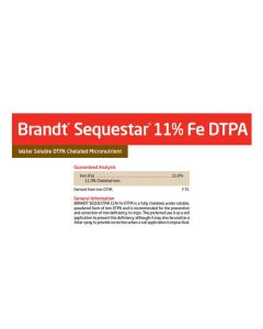 Brandt Sequestar 11% Iron (Fe) - DTPA Microgranule -  25 lb bag (54/Plt)