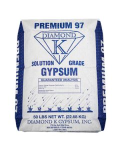 Diamond K Premium 97 Gypsum Calcium Sulfate - Soluble Grade - 50 Pound (60/Plt)