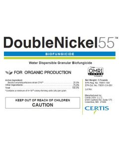 Certis Double Nickle 55 Bacilius amyloliquefaciens strain D747 25% Granular Biofungicide - 5 Pound