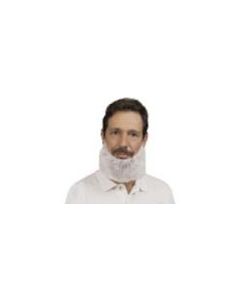 Beard Guard - White - 21-Inch (100/Pack) (Case of 500)