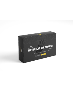 Arable Acres Nitrile Gloves - Exam Grade - Powder-Free - Biodegradable - Black - 5 Mil Thickness - Large (Case of 1000)