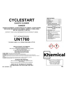 Khemical CycleStart Alkaline Cleaner 6.1% PAA - Surface Cleaner