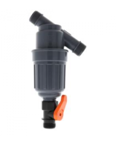 Manual Plastic Filter - Molded Stainless Steel Screen - Ball Valve - 3/4-Inch - 18 GPM Max