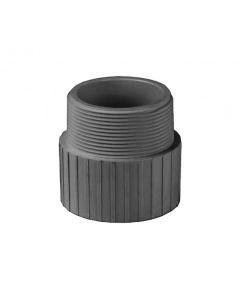PVC Male Adapter - Schedule 80 - Gray - Socket x MPT