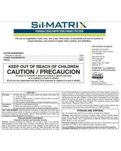 Certis Sil-Matrix Potassium Silicate Fungicide Miticide Insecticide - 2.5 Gallon (2/Cs)