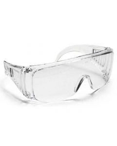 Worker Bee Safety Glasses - Clear Frame - Clear Lens - Polybag 