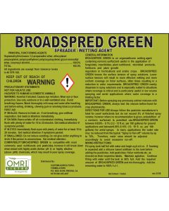 Broadspred Green - Spreader/Wetting Agent - 1 Gallon (4/Cs)
