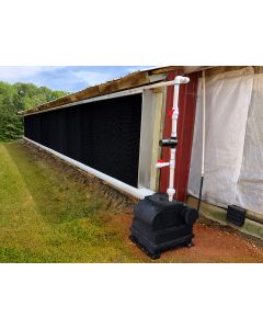 Return Pipe Package 8-Inch - CB Series - 10 Ft w/ Hardware - No Pad - 10-Ft.