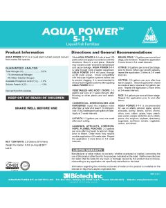 Aqua Power 5-1-1 Organic Fish Hydrolysate - OMRI Certified