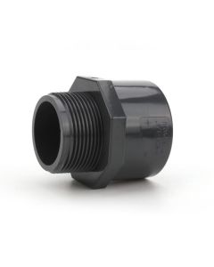 Aquagation PVC Male Adapter - Schedule 80 - Socket x MPT