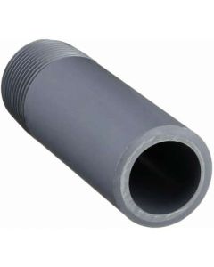 PVC Schedule 80 Toe Nipple - Thread x Spigot