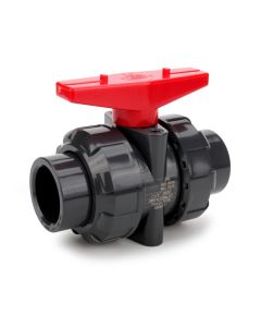 Aquagation PVC True Union Ball Valve - EPDM O-Rings - ANSI - Socket x Socket