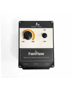 Arable Acres FanFlow Manual Variable Speed Control - On/Off Toggle Switch - RFI Filter - 115/230V (4 Fans @ 230V)