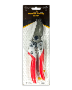 Arable Acres Premium Pruning Shear - Craftsman Series - Aluminum Alloy Steel Construction - 2-Inch Replaceable PTFE Coated Bypass Blade (60/Cs)