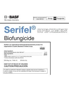 BASF Serifel Specimen - Bacillus amyloliquefaciens strain MBI600 - Biofungicide - 5 Pound (4/Cs)