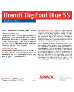 Brandt Bigfoot Super Strength Spray Pattern Dye Additive