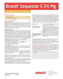 Brandt Sequestar 5.5% Magnesium (Mg) - EDTA Microgranule
