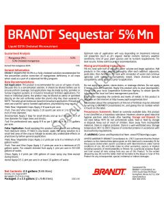 Brandt Sequestar 5% Manganese (Mn) - Solution EDTA Liquid