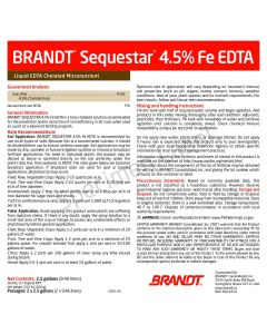 Brandt Sequestar 4.5% Iron (Fe) - EDTA Liquid