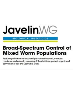 Certis Javelin WG Broad-Spectrum Biological Insecticide - Bacillus thuringienis kurtaski - 5 Pound (4/Cs) (144/Plt)