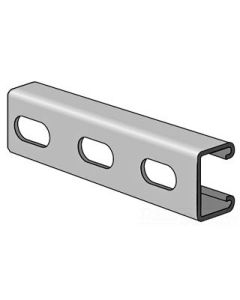 Unistrut Shallow Short Slot 14 Gauge - 13/16 x 1-5/8-Inch x 10-Feet (50/Cs)