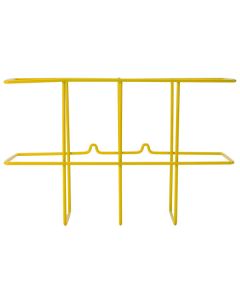Arable Acres Wire Binder Rack for SDS/MSDS/Manuals/Procedure Books - High Visibility Yellow - 13-1/2-Inch x 4-5/8-Inch x 8-58-Inch