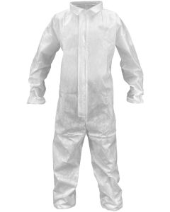 General Purpose Breathable Crew Coveralls - 50 GSM 3 Layer Polypropylene