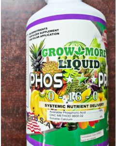 Grow More Phos Pro Zinc 0-16-0 Plant Fertilizer - 5.5% Zinc - 2.5 Gallon (2/Cs)