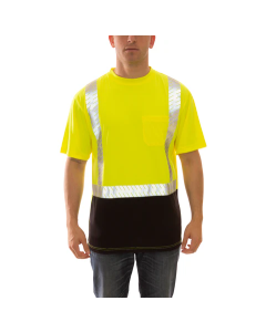 Job Sight Class 2 Premium T-Shirt - Fl Yellow-Green