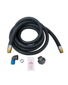 Hose Kit w/ Union - Street Elbow - Bushing - 3/4-Inch x 15-Foot