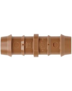 Netafim 17mm Insert Couplers - Barb x Barb (Bag of 25)