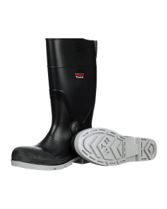 Pulsar Plain Toe Knee Boot - Gray/Black