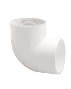 PVC 90-Degree Elbow - Schedule 40 - Socket x FPT