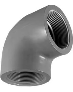 PVC 90-Degree Schedule 80 Elbow Fitting - Thread x Thread