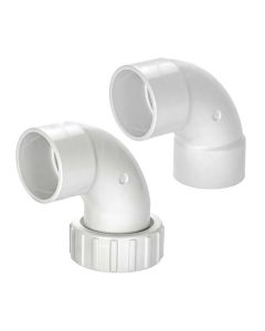 PVC 90-Degree Sweep Elbow - Schedule 40 - 2-Inch