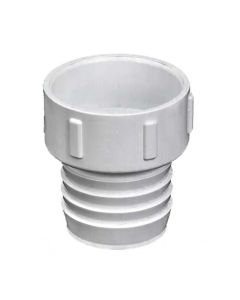 PVC Insert Adapter - Barb x Socket - White