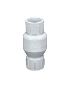 PVC Spring Check Valve - Schedule 40 - FPT x FPT