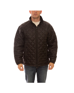 Quilted Insulated Jacket - Black