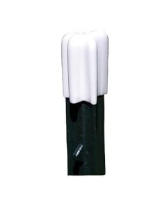 Safety T-Post Caps - Vinyl Material - White Color (Case of 25) (720 Cs/Plt)