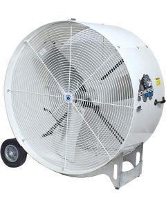 Schaefer Versa-Kool Circulation Drum Fan with Cord - 11,700 CFM - 36-Inch - White
