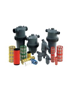 Super Tagline Filter with Stainless Steel Screen & Ball Valve - Threaded - 1 1/2-Inch - 130 Micron - 66 GPM